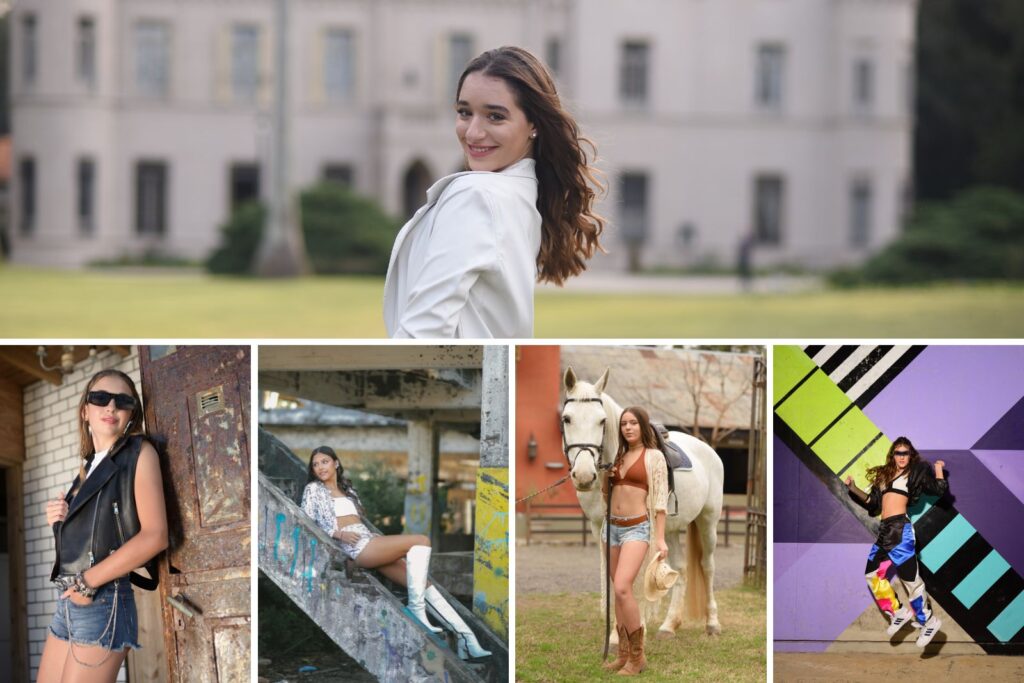 ideas book de fotos 15 años aire libre